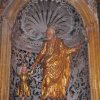 Palermo - chiesa di San Giuseppe ai Teatini, Simulacro ligneo, in mecca d'oro